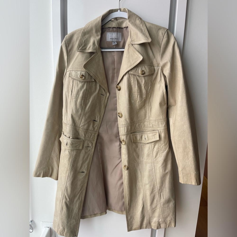 Wilson’s Leather Trench Coat
